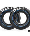 2-Pack 16x8.00-7 Inner Tubes For ATVs UTVs Quad Bikes Golf Carts Lawn Mowers Go Karts TR13 Straight Valve Stem Fits 7 Inch Rims