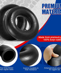 Heavy Duty 15x6.00-6 Inner Tubes With TR-13 Straight Valve Stem For Lawn Mowers, ATVs, Wheelbarrows, Extra Thick Butyl Rubber