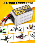 R Line Version 5.0 6S LiPo Battery 22.2V 150C 1800mAh with XT60 plug for RC models like drones, cars, boats, and airplanes