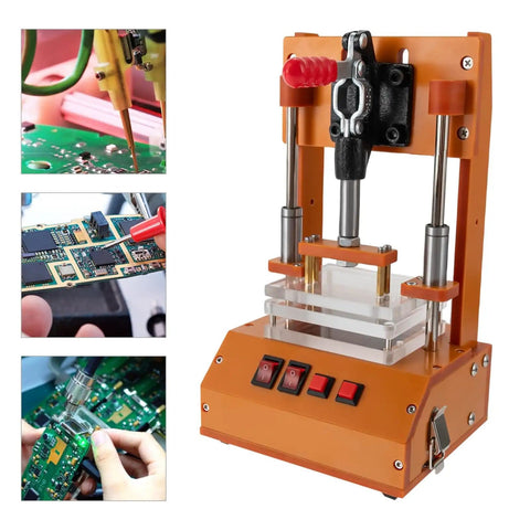 DIY PCB Test Stand Universal Fixture For Circuit Boards Durable Lab And Factory Frame 15x13x25.75 cm with board clamp