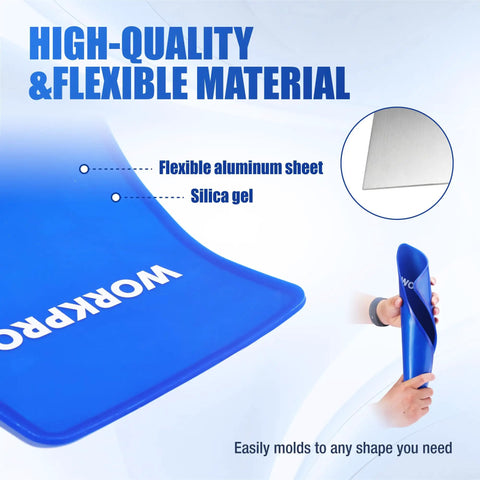 Flexible Oil Funnel For Auto And Industrial Use, Foldable and durable, silica gel and aluminum core, blue, 14.6 inch