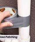 Heavy Duty Duct Tape 1 Point 88 Inch Wide By 90 Feet Waterproof No Residue Hand Tear Bond patching a hose on a pipe