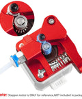 Dual Gear Extruder Upgrade Kit For Creality Ender 3 V2 Pro Neo And CR 10 Series with Metal Drive Gear and TPU Filament Ready