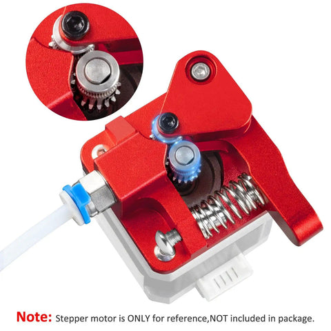 Dual Gear Extruder Upgrade Kit For Creality Ender 3 V2 Pro Neo And CR 10 Series with Metal Drive Gear and TPU Filament Ready