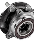 Front Wheel Hub Bearing Assembly 5 Lug Replacement No ABS For Toyota Prius 2010 2015, Lexus CT200h 2011 2017, Prius Plug In 2012 2015, Front Hub Bearing Kit 2 Pack Durable High Quality front view.