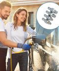 4 GPM High Pressure Washer Nozzle Kit with 4-Way Nozzles and Quick Connect used for washing a car exterior