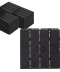 Interlocking Deck Tiles Waterproof Outdoor Flooring 12x12 Inches Gray 27 Piece Set For Patio Garden Deck Poolside And Indoor Outdoor Use