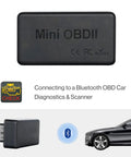AC-4450 Bluetooth OBDII OBD2 Car Diagnostic Scanner for A6 and S8 Android car stereos with Bluetooth icon and car image.