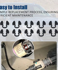 Chevy Shift Cable Clips 10 Pack For Silverado Sierra 4L80E 4L60E Gearbox Transmission Retainer Clips Easy Install Image