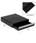 Pod Drawer Organizer For Single Serve Coffee Pods Holds 30 Pods In Five Fixed Rows With Two Inch Spacing Countertop Black