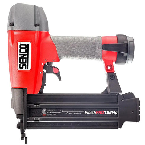 18 Gauge Pneumatic Brad Nailer With Stemless Adhesive Strips Designed For No Sweat Setup And Flawless Finish Carpentry Work On Any Home Refresh Project For Professionals And Diy Makers Seeking Reliable Performance