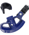 Aramox KW7026 Manual Pipe Bender For 1 Inch PVC Plastic Aluminum Alloy And Galvanized Steel Tube, blue nodular cast iron body detail.