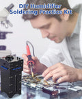 DIY Humidifier Soldering Kit With Time And Humidity Settings OLED Display And LED Light Modes Desktop Electronics Project