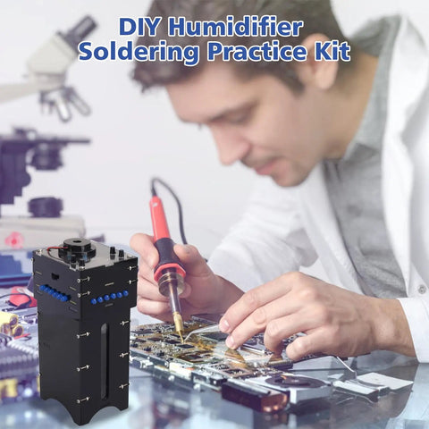 DIY Humidifier Soldering Kit With Time And Humidity Settings OLED Display And LED Light Modes Desktop Electronics Project