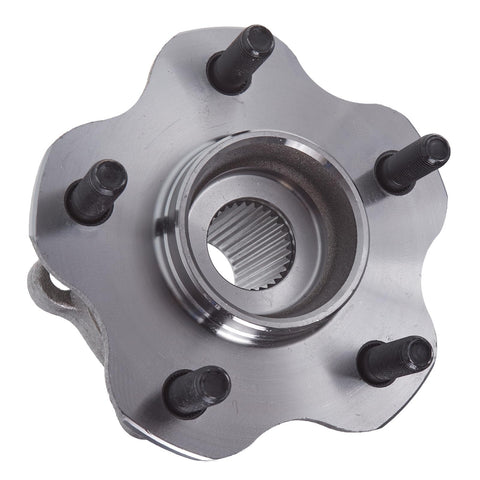 Top view of Rear Wheel Bearing And Hub Assembly For AWD SUVs Fits Nissan Pathfinder 2013 To 2020 Murano 2015 To 2023 Infiniti QX60 2014 To 2020 Infiniti JX35 5 Lug Hub