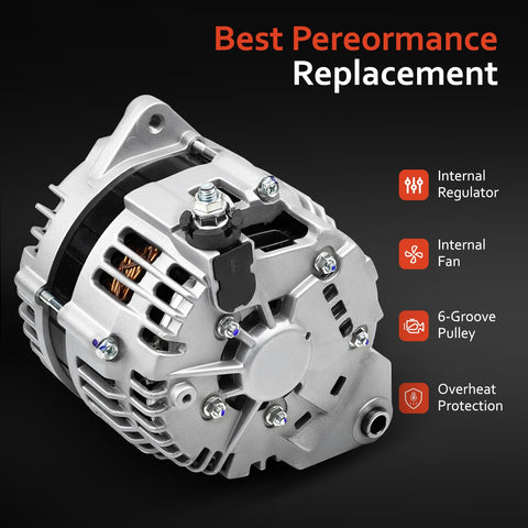 Alternator For Nissan Murano 3.5L 2003 2007 And Maxima 3.5L 2002 2003 3.0 1995 2000 Infiniti I35 I30 3.5 3.0 Direct Fit OE Replacement