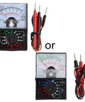 Multipurpose Analog and Digital Multimeter Handheld Power Meter Voltage Tester With Test Leads For Classrooms And Labs
