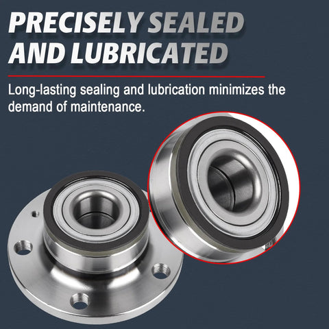 32mm Rear Wheel Bearing Hub Replacement For VW Jetta Beetle Passat Golf GTI Tiguan EOS CC Audi TT Q3 2005 Through 2018