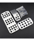 Upgrade Your Ride With Street Tough Clutch And Accelerator Pedal Pads For Peugeot 206 Cars, solid aluminum pedal set.