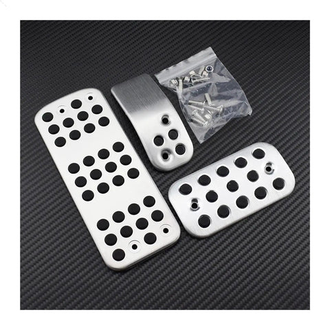 Upgrade Your Ride With Street Tough Clutch And Accelerator Pedal Pads For Peugeot 206 Cars, solid aluminum pedal set.