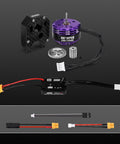 MBL32 G2 Waterproof Brushless ESC and 2204 Fat Viper Outrunner Motor, components shown for 1/24 Axial SCX24 upgrade.