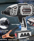 Portable 110V Handheld Arc Welder With IGBT Inverter Adjustable 20 To 150A 5 Current Settings Includes 20 Rods Pro Grade Lightweight Weld Gun