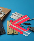 Self Adhesive Acrylic Cabinet And Window Hinges With Adjustable Angles 4 Pack Transparent Piano Hinges for easy installation