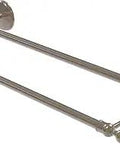 Monte Carlo Collection 30 Inch Double Towel Bar In Antique Pewter With Concealed Screws Solid Brass Construction Easy Mounting With Included Hardware Built To Last Limited Lifetime