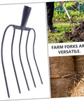 Heavy Duty Farm Fork For Clearing Manure And Grass Versatile Multi Function Pitch Fork With Spading Handle for farm tasks