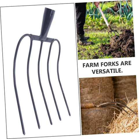 Heavy Duty Farm Fork For Clearing Manure And Grass Versatile Multi Function Pitch Fork With Spading Handle for farm tasks