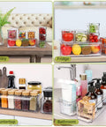 10 Pack Refrigerator Pantry Organizer Bins With Lids To Keep Your Snacks Chill And Food Stash Tidy for storing various foods and items.