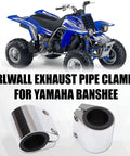 Exhaust Sleeve Clamp and Yamaha Banshee with Beefy 1 Inch Exhaust Sleeve Clamp Band Set, High Temp Muffler Seal Kit