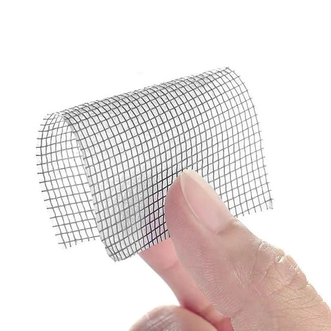 Window Screen Repair Patch Tape No Fuss Self Adhesive Mesh Patch With Double Sided Adhesive Easy Peel And Stick Quick Fix