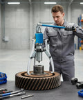 Tough 20 Ton Hydraulic Gear Puller Kit For Removing Stubborn Wheel Bearings Brake Drums And Pulleys Quick With Forged Alloy Steel Design That Crushes Heavy Lifting No Sweat For Garages Mechanics Or DIY Bosses Who Want Pro Level Wins used on a gear