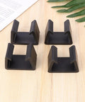 4 Pack Plastic Sofa Clips For Rattan Furniture Easy Install Sturdy Snug Fit Chair Fasteners On Wooden Surface