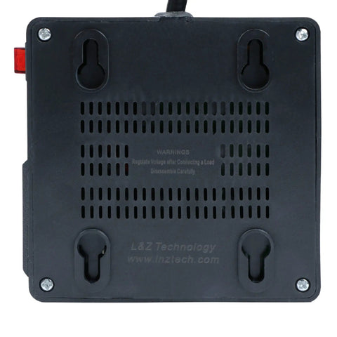Back view of Variable Speed Controller For Exhaust Fan Motor Router And Drill Rheostat 110V 120V 220V 15A 4000W, wall mount design.