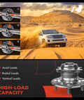 Two Pack Rear Wheel Bearing And Hub Assembly 5 Lug Fit For Honda Civic 2006 To 2012 Hybrid Models Heavy Duty High Load Capacity Ball Bearing