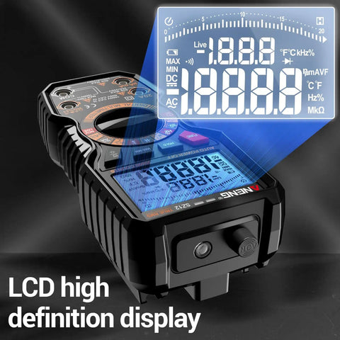 Magnetic 20000 Count TRMS Digital Multimeter with high-definition LCD for AC DC voltage, current, resistance, capacitance measurement