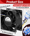 Refrigerator Evaporator Fan Motor Replacement Drop In Fit For A Wide Range Of Models And Replaces WR60X29099 WR60X26281