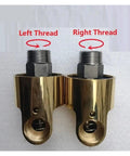1.5 Inch Rotating Joint With No Leak Brass Seals For 360 Degree Smooth Rotation, Keeps Hose From Kinking, Built Tough DN40 Port, Heavy Duty High Pressure Connector, Easy Install, Long Lasting Brass Construction, left and right thread brass connectors