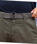 Six Pack Nylon Tactical Belt Buckles With Quick Release Adjustable Clips For Outdoor Gear And Camping Comfortable Design For Fast Secure Attachment Built For Hiking Camping Airsoft And Tactical Loadouts shown on olive pants
