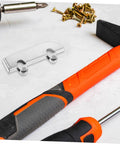 Heavy Duty Stainless Steel Sliding Door Bottom Wheel Set 4 Piece Track Rollers with tools and screws on white surface