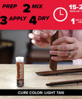 KwikWood Wood Repair Epoxy Putty Stick 1 Oz Beige Tan For Rotted Wood Repairs Seals And Rebuilds Wood With 900 Psi Strength