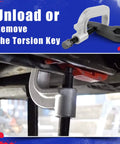 Heavy Duty Torsion Bar Unloading Tool Kit For Silverado Sierra Tahoe Drop Forged Torsion Key Removal Tool and Spring Replacement