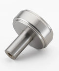 Smooth Round Cabinet Knob Satin Nickel Finish One And A Half Inch Diameter Solid Zinc Construction Durable And Easy DIY Friendly Install With Included 8 By 1 Inch Screw And Cut Off Screw Modern Kitchen Cabinet Hardware