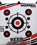 Keep Hammering Heavy Duty Crossbow Target Bag For 54 Pound Bows Adult Archery Block With 76 Layers Of Stopping Power Field Point Practice Target Multicolor showing bullseye design