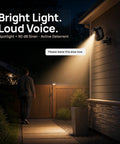 Smooth As Butter 2K Wireless Security Cameras 2 Pack With Sharp Color Night Vision And 130 Degree Wide Angle Lens Battery Powered For Keeping Tabs On Your House Daily with wall-mounted spotlight.