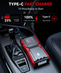 Heavy Duty 4000A Jump Starter With 20000mAh Power Bank Portable Car Battery Booster Pack Type C Quick Charge 12V Lithium Jump Starter
