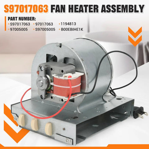 All In One Heater Motor Assembly For Broan NuTone Bathroom Exhaust Fans 655 656 658 659 695 Series Includes Motor Blower Wheel