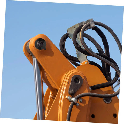 Heavy Duty Rubber Washer Kit Two Piece For Excavator Swing Bearing Shims Beefed Up Durable Sealing Discs Digger Joint Gaskets Construction Vehicle Bushing Vibration Reduction And Easy Quick Installation on excavator arm joint